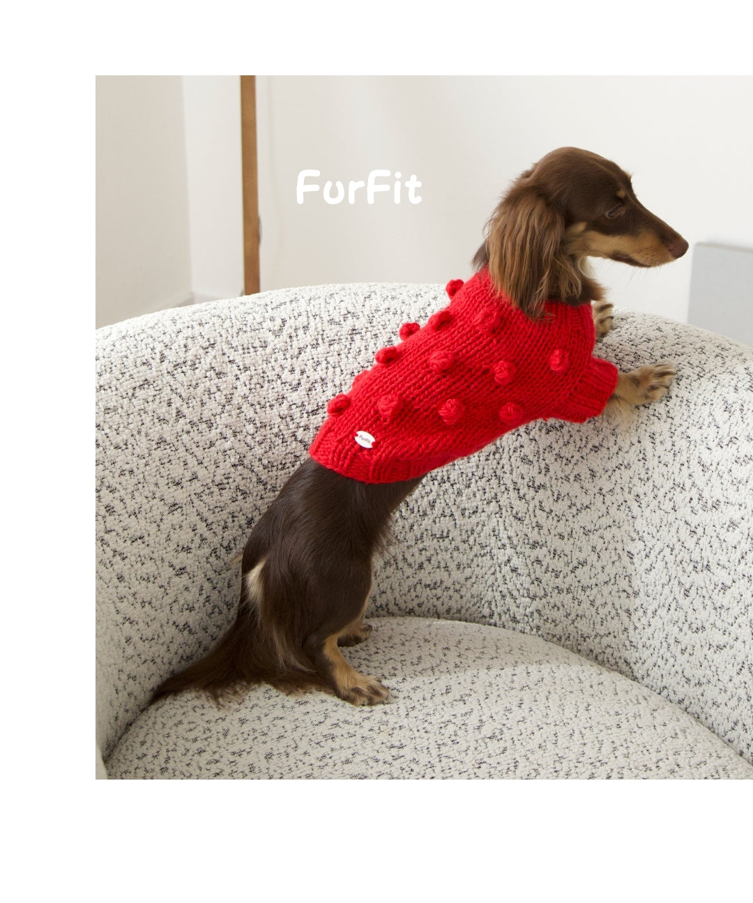 "Soft Wool Handmade" Dog Sweater