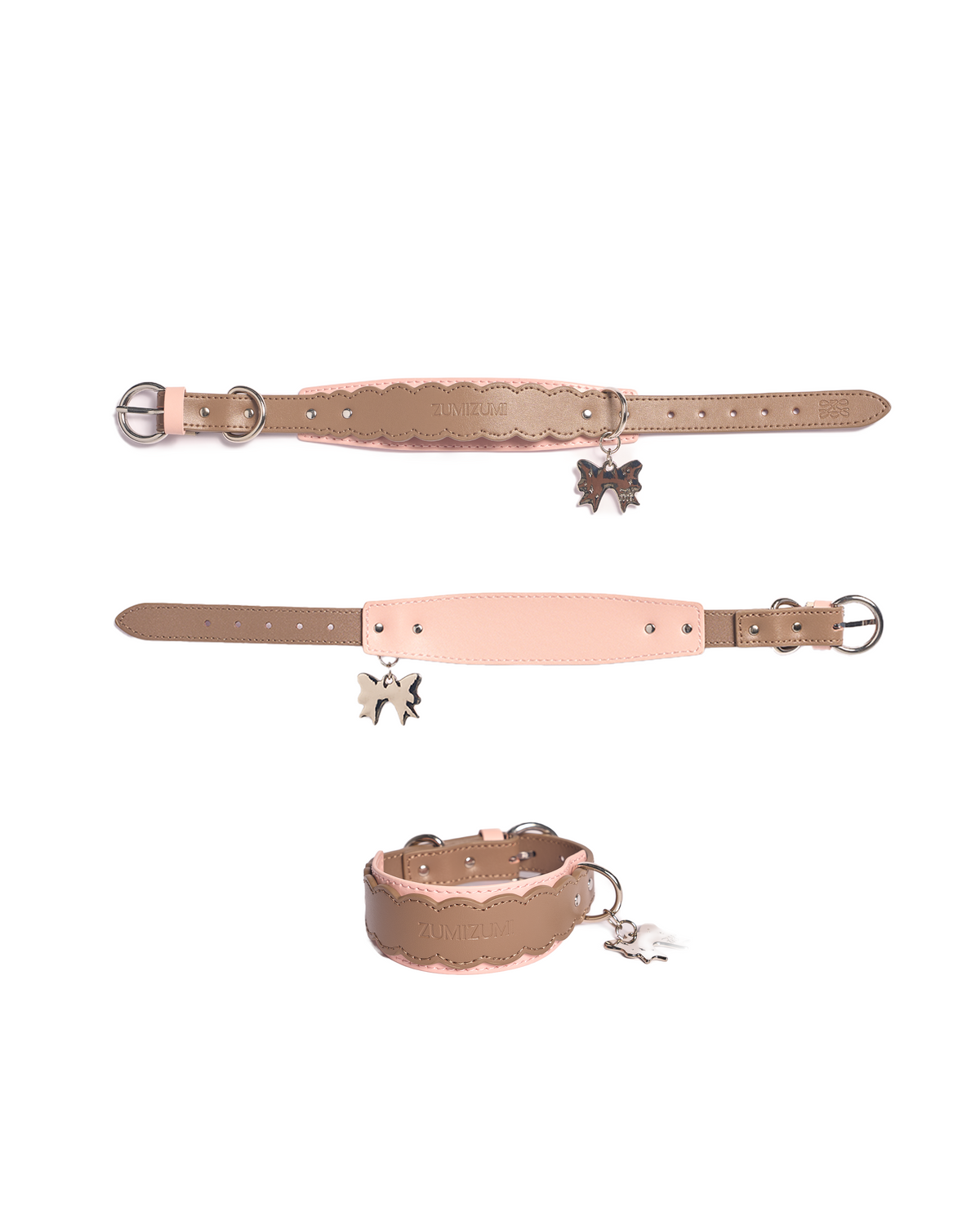Mayfair Scalloped Leather Collar – Zumizumi