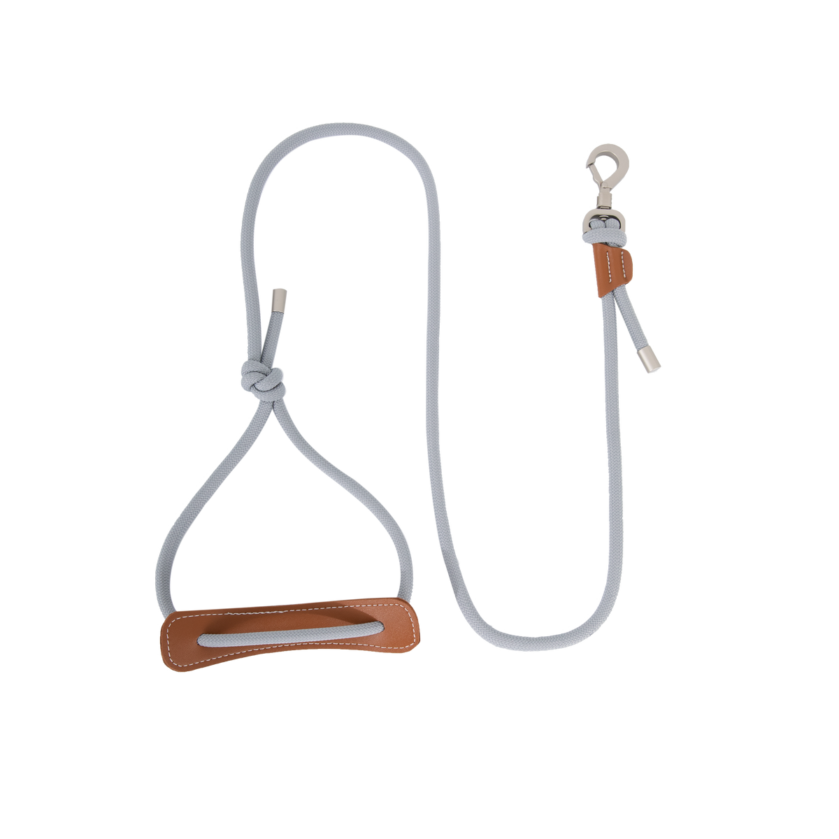 Rope Leash with Leather Details