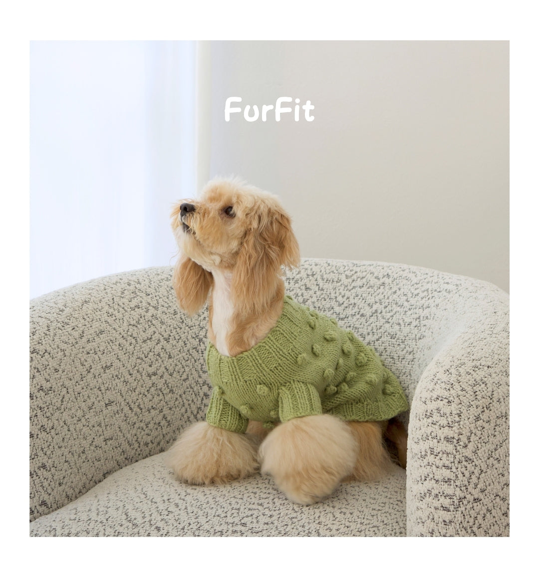 "Soft Wool Handmade" Dog Sweater