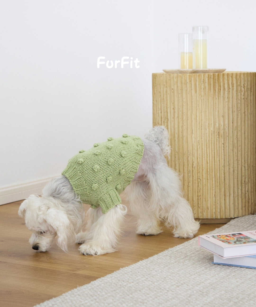 "Soft Wool Handmade" Dog Sweater