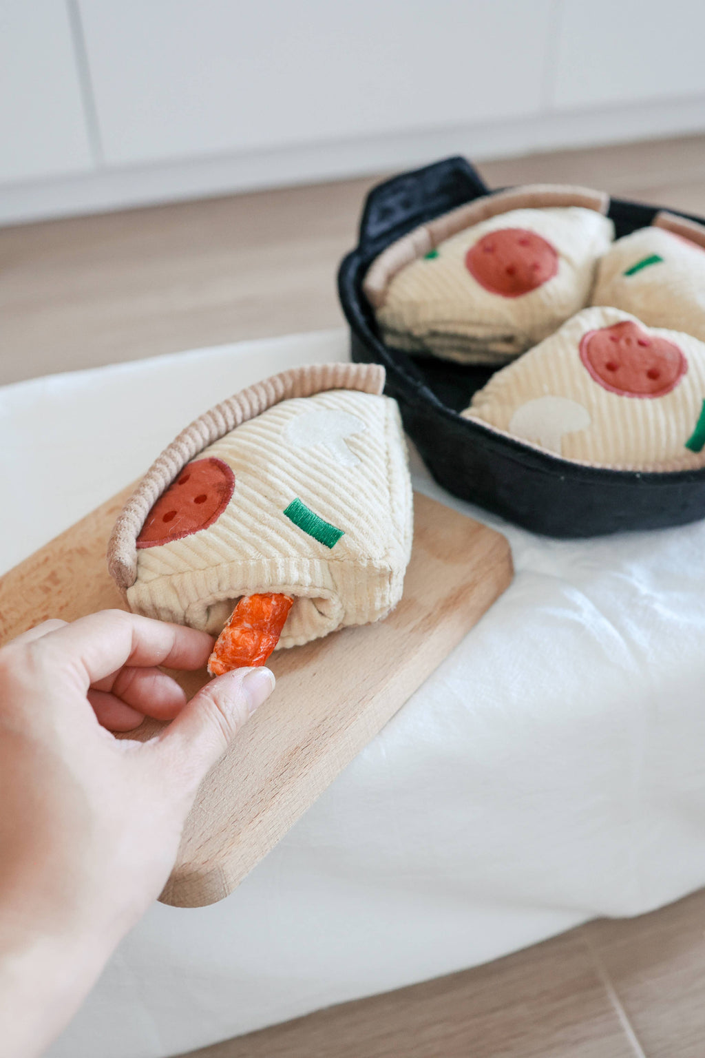 Deep Dish Pizza Snuffle Dog Toy for Enrichment