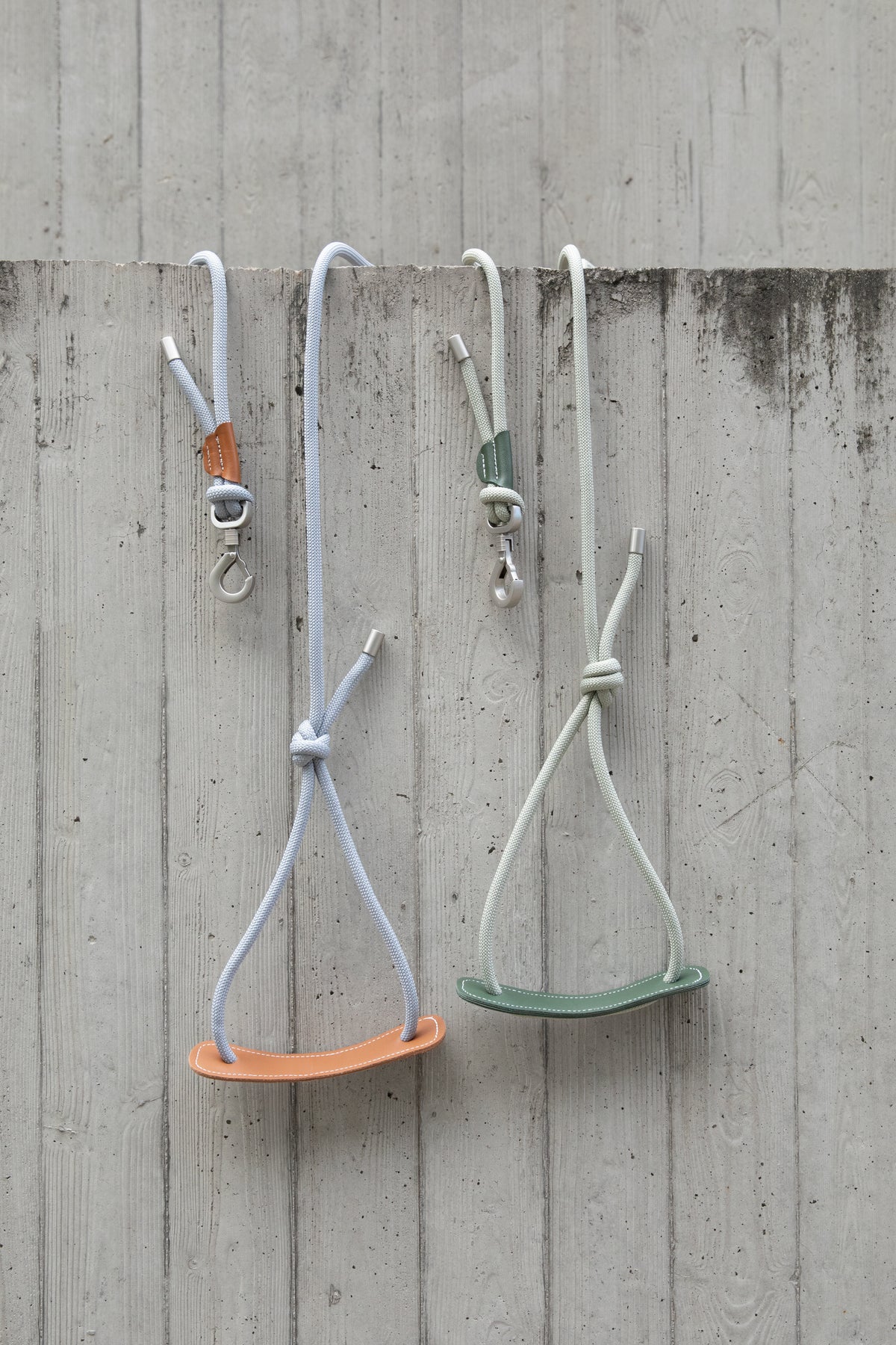 Rope Leash with Leather Details