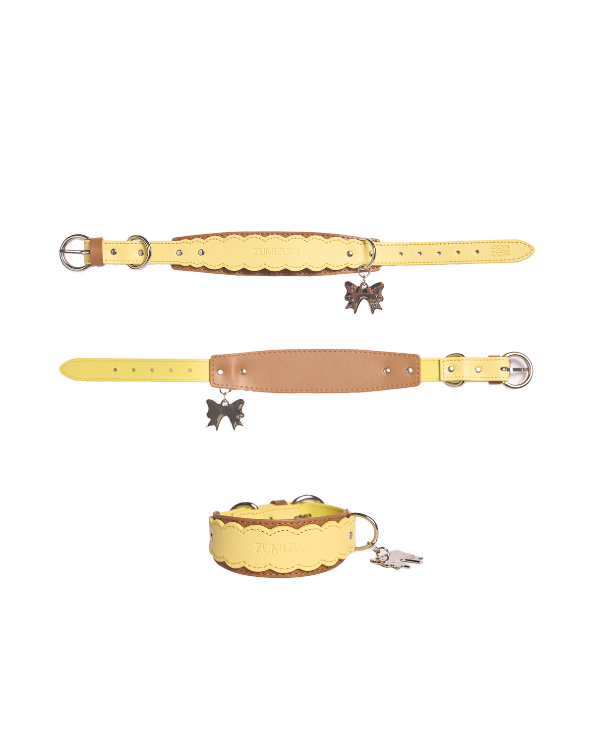 Collare in pelle Mayfair Scalloped – Zumizumi
