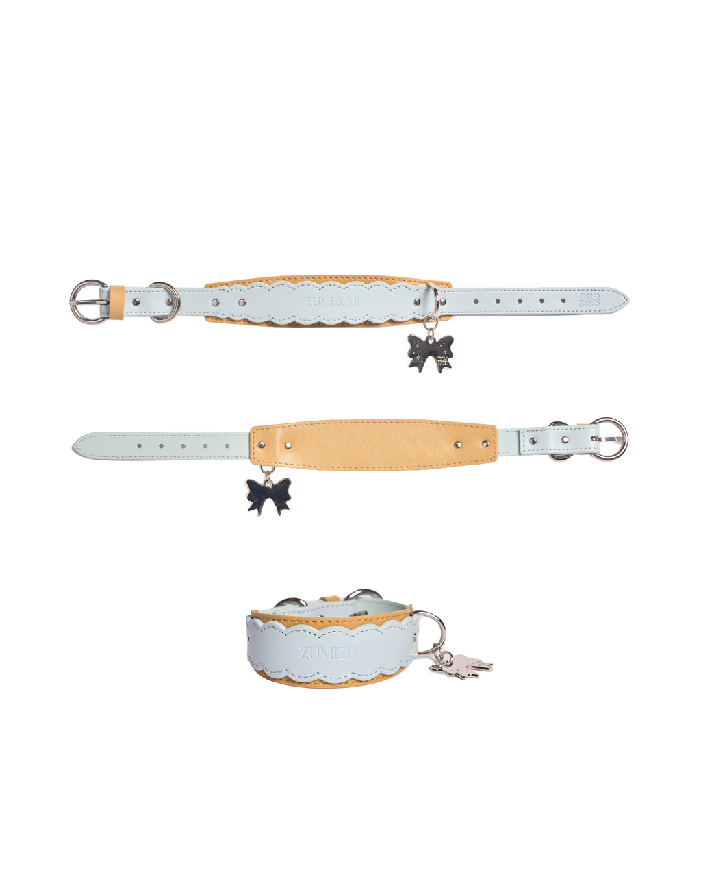 Collare in pelle Mayfair Scalloped – Zumizumi