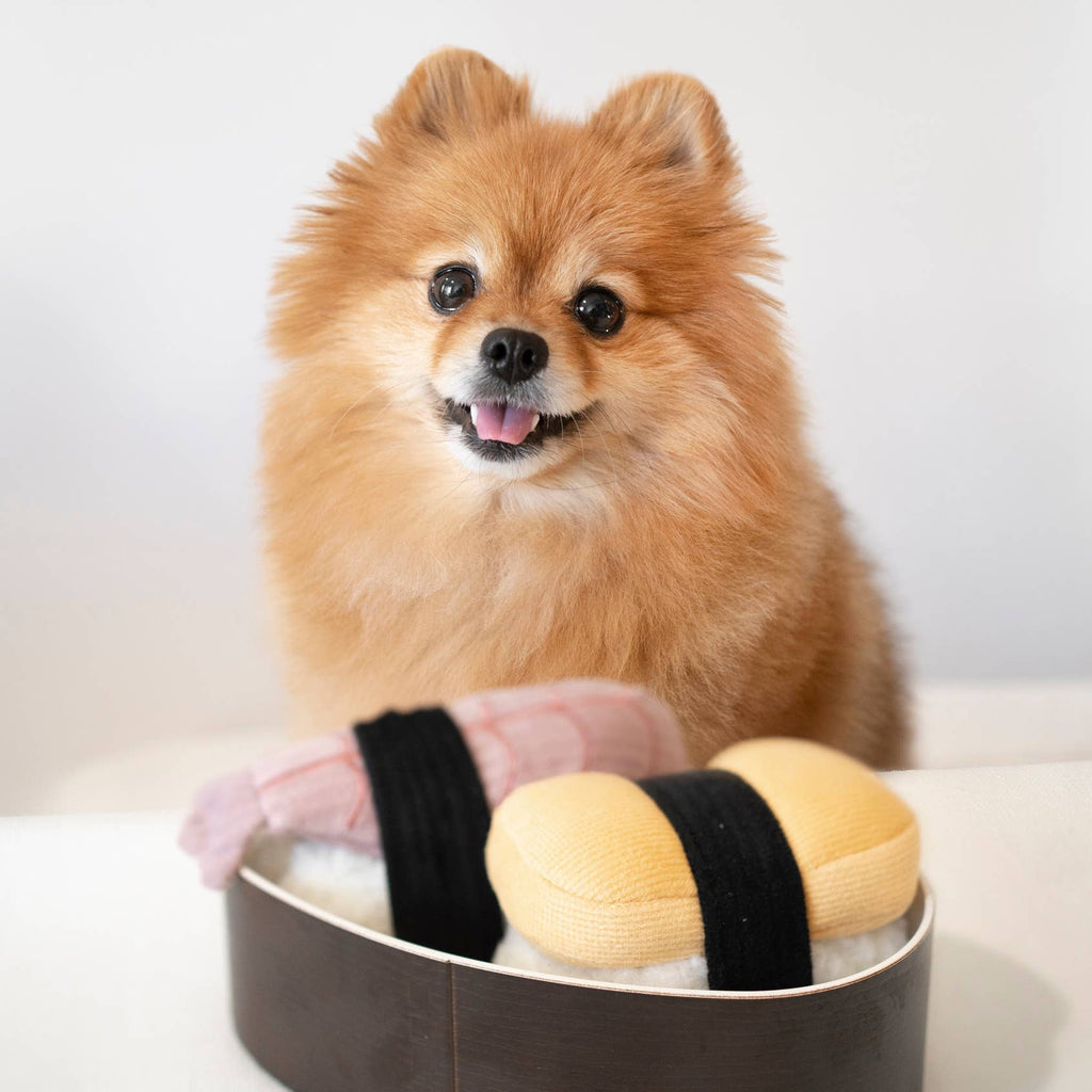 Gioco olfattivo con squeaker per cani SUSHI – Lambwolf Collective