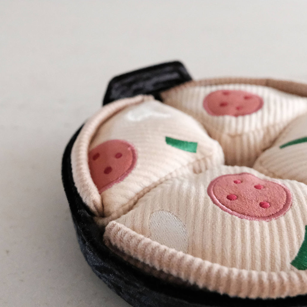 Deep Dish Pizza Snuffle Dog Toy for Enrichment