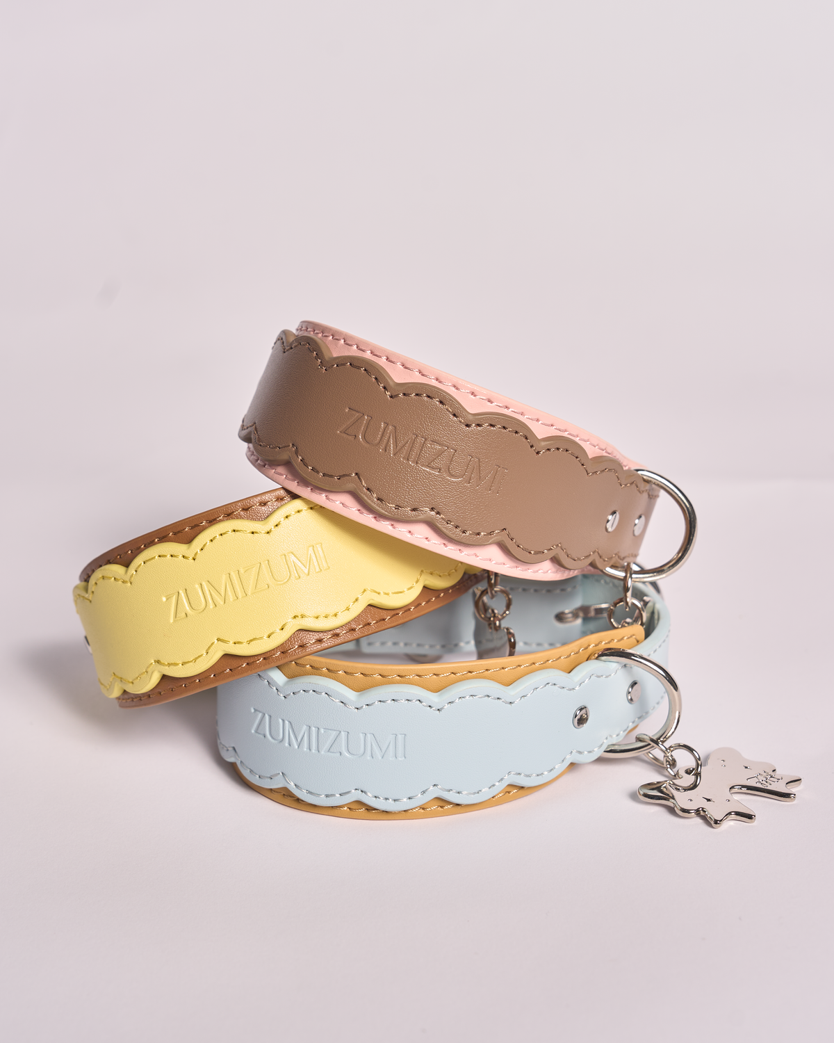 Mayfair Scalloped Leather Collar – Zumizumi