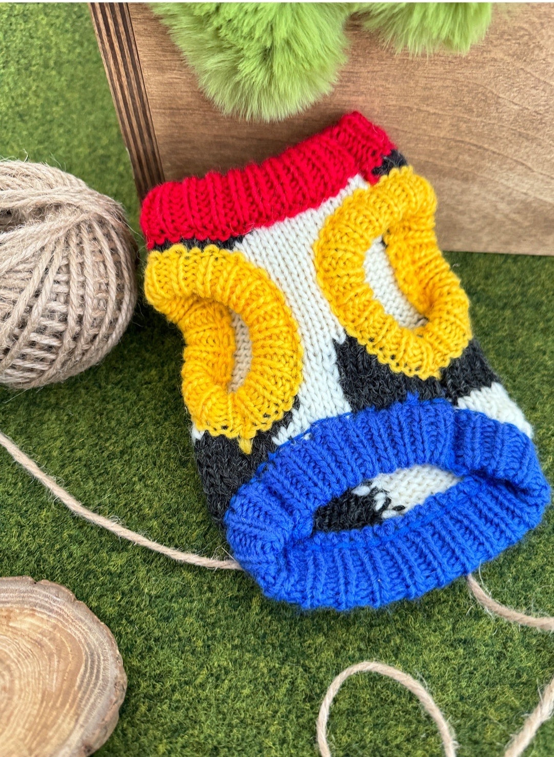 "Winter Pasture" Dog Jumper