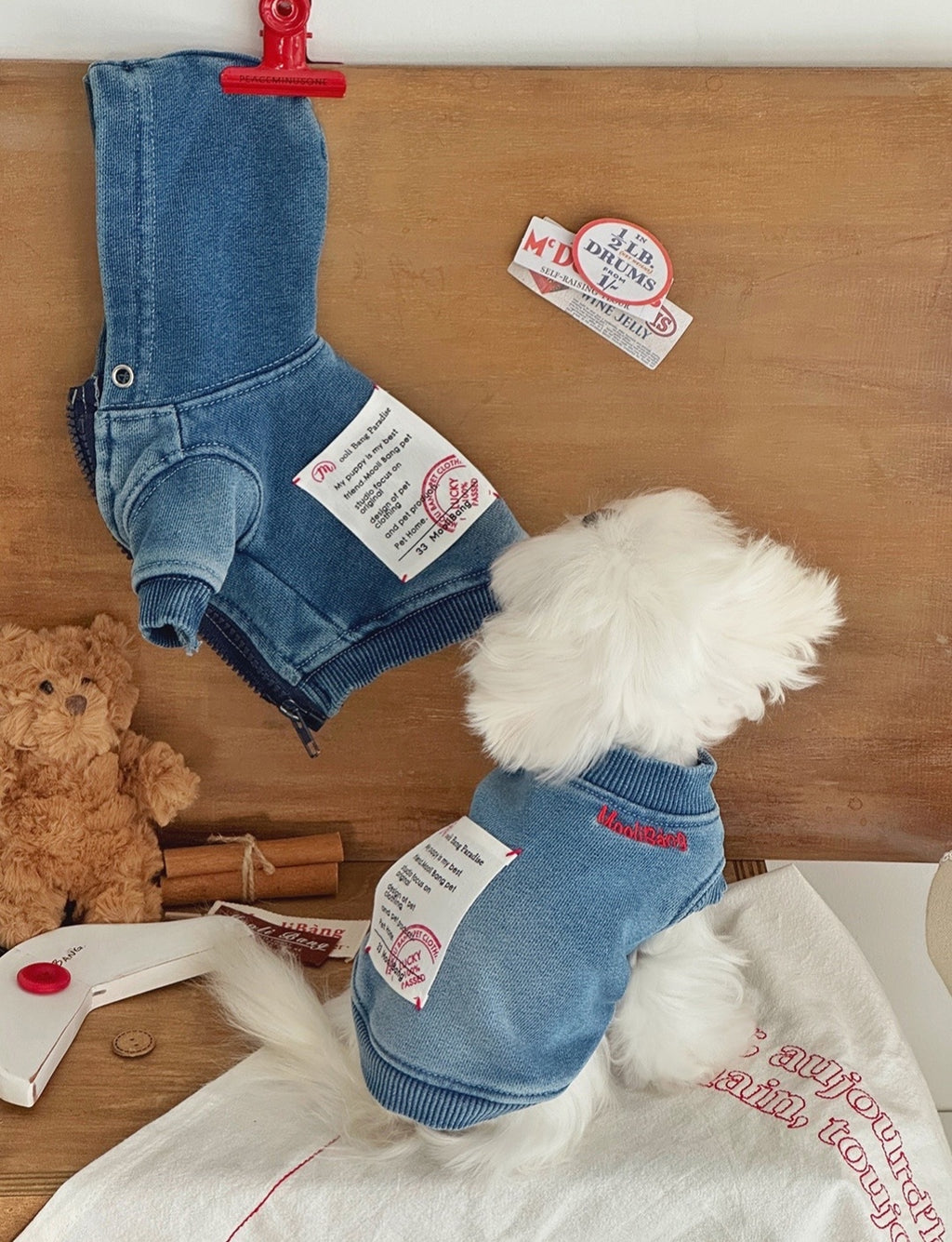 Hundepullover „Classic Style Denim“