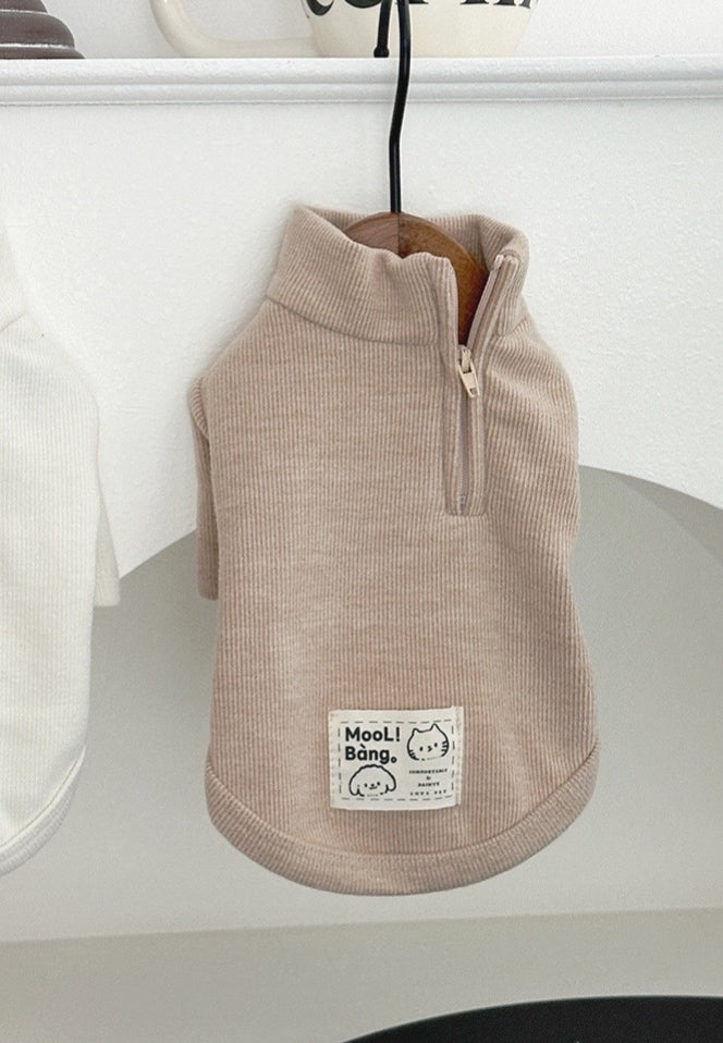 "Double Milk Coffee" Dog Sweater