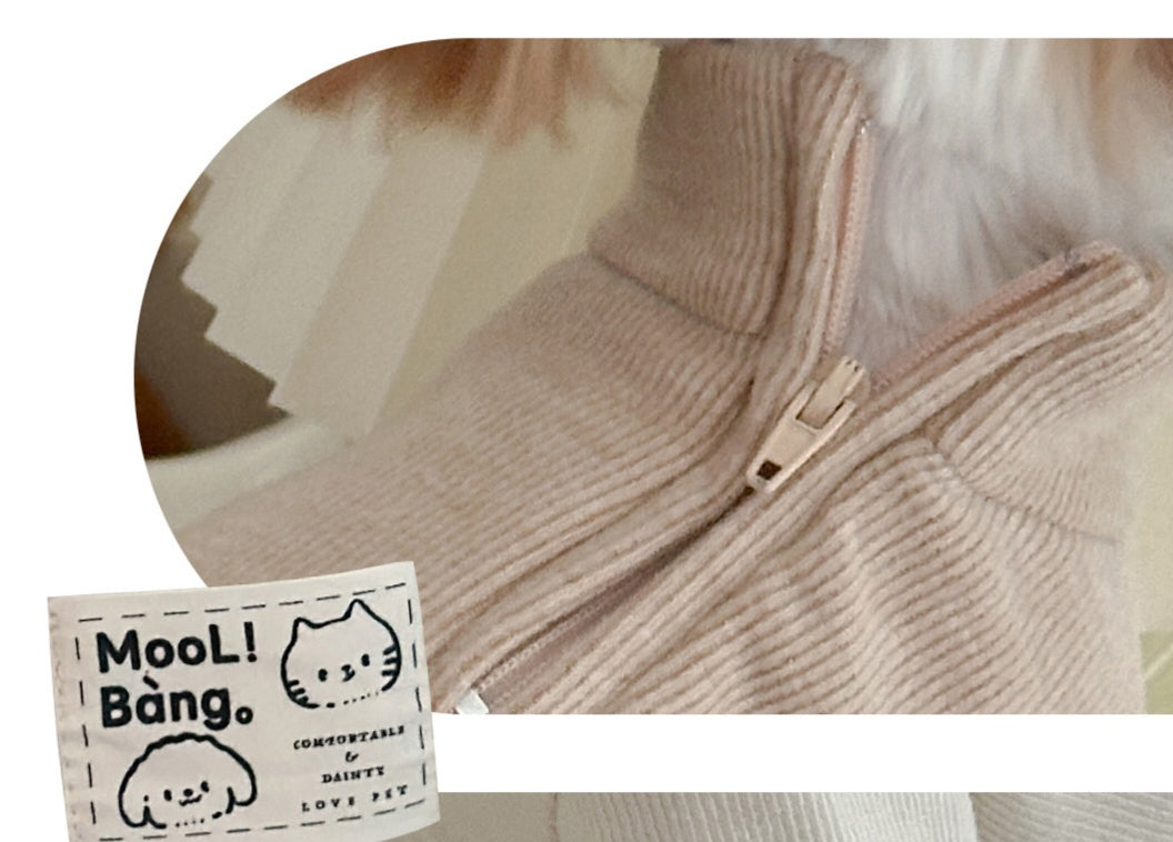 "Double Milk Coffee" Dog Sweater