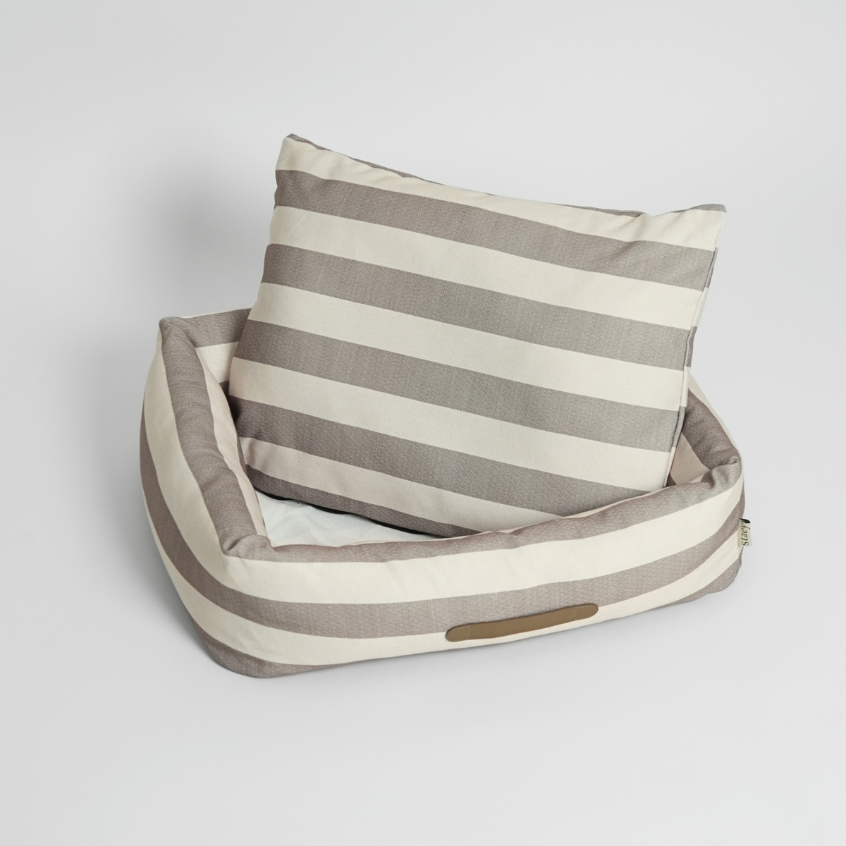 Alba Dog Bed | Striped: Small