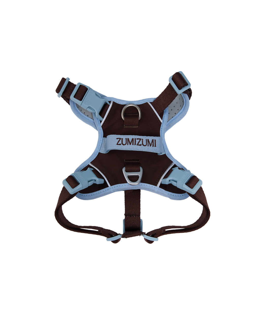 Step-In-Geschirr Chelsea Braun/Blau – Zumizumi