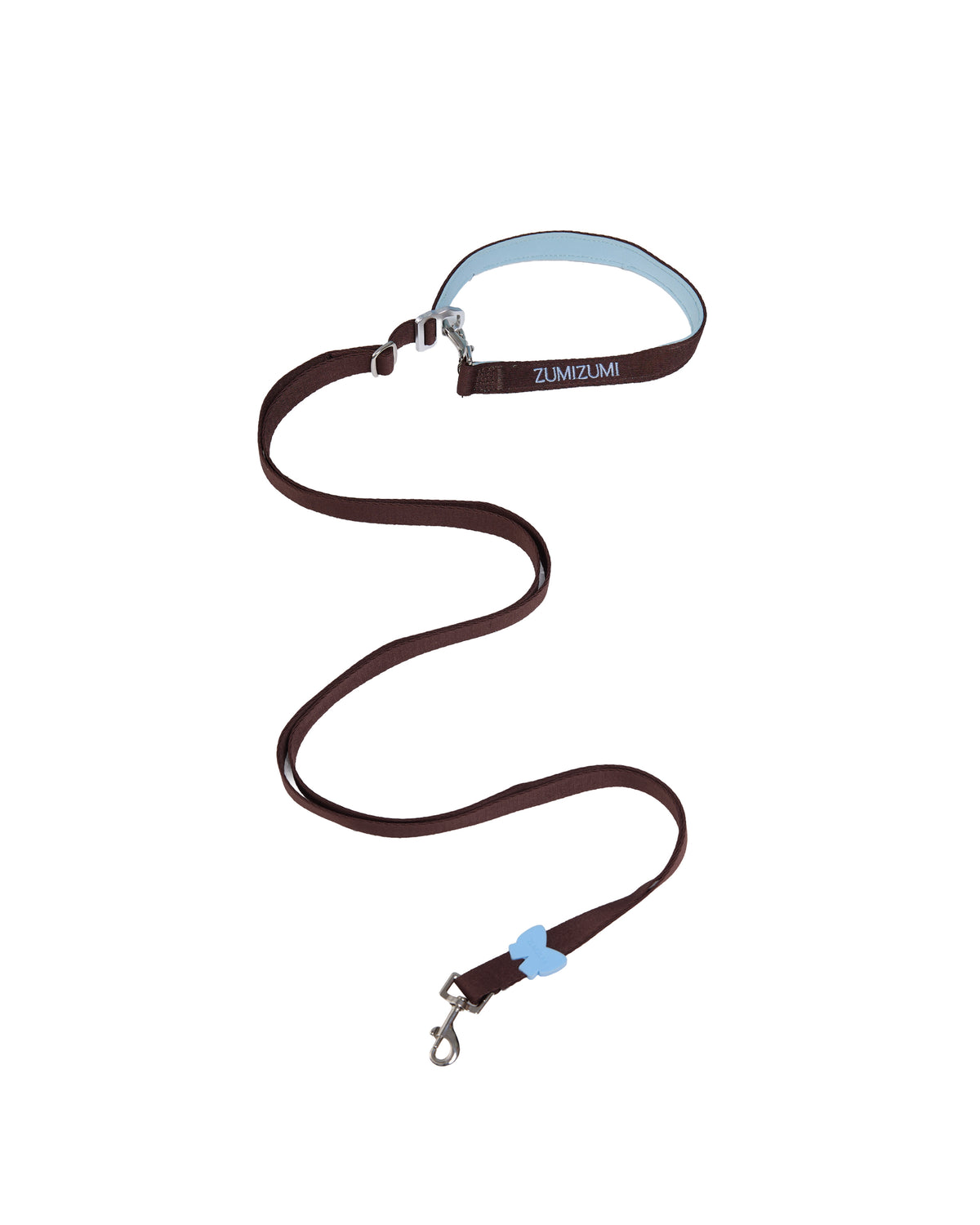 Chelsea Hands-Free Leash Brown/Blue – Zumizumi